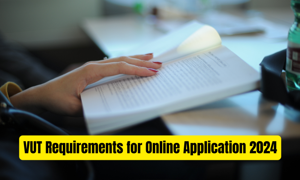VUT Requirements For Online Application 2024 1000x600 